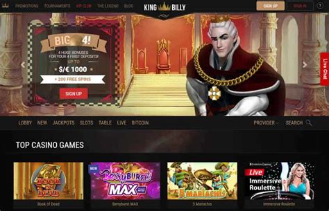 King Billy Australian Casino Online.